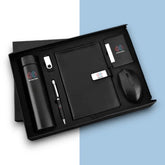 Diary Pen Bottle & USB Set Black 4x4 inches